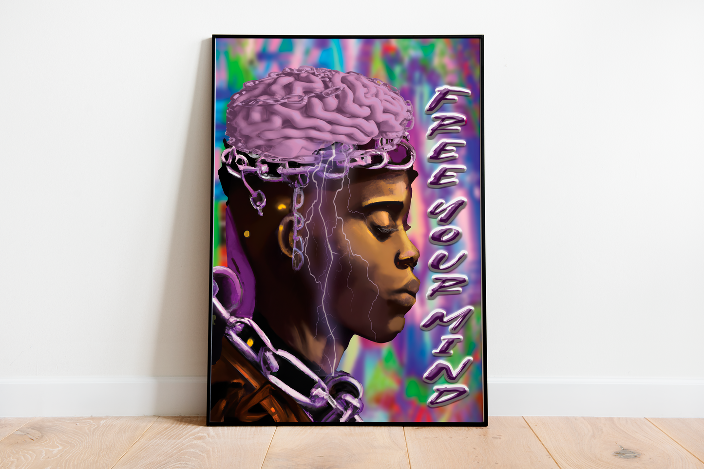 FREE YOUR MIND 16X20 FRAMED POSTER