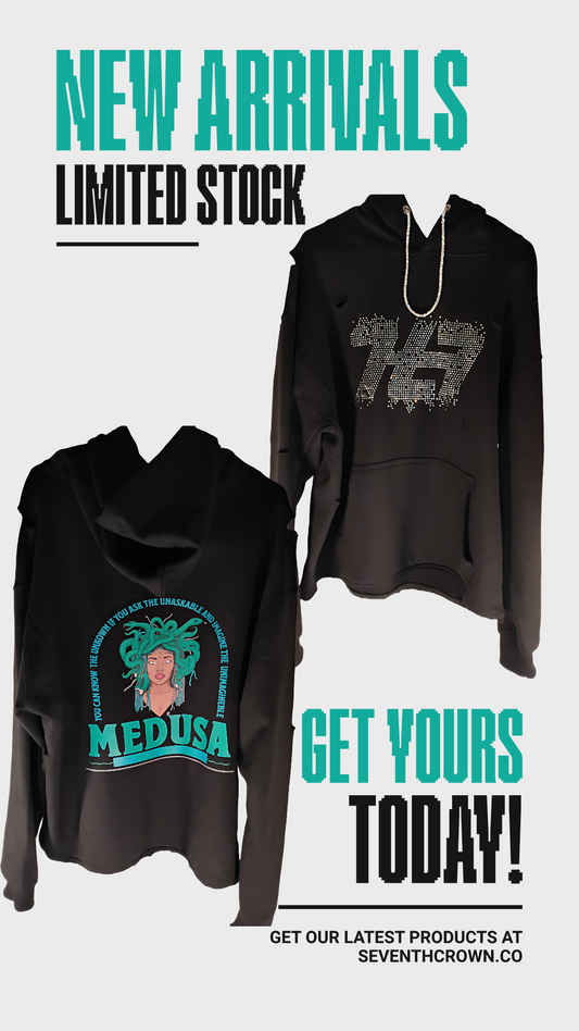 Medusa Rhinestone Hoodie
